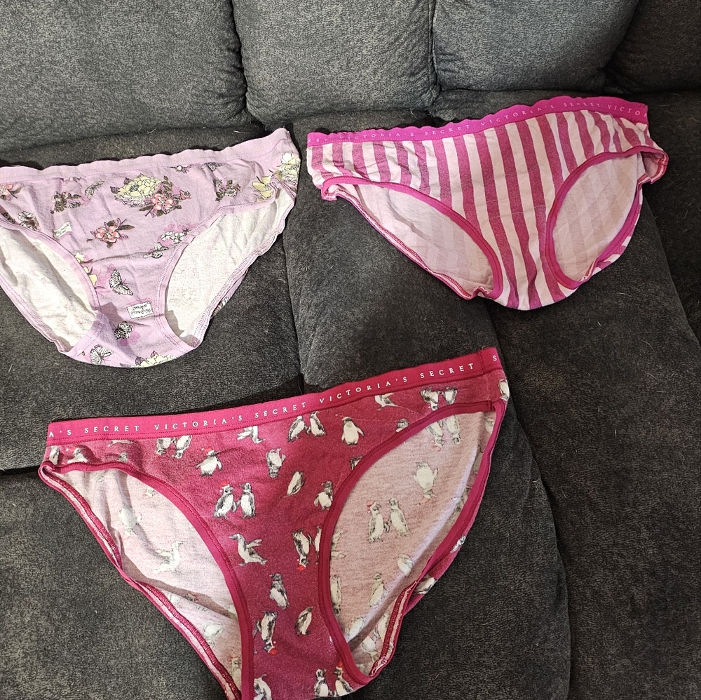Victoria secret hipster panty bundle size medium NWOT - Picture 2 of 10